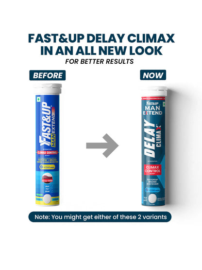 Fast&Up Man Extend Effervescent 60 Tablets (Pack of 3)