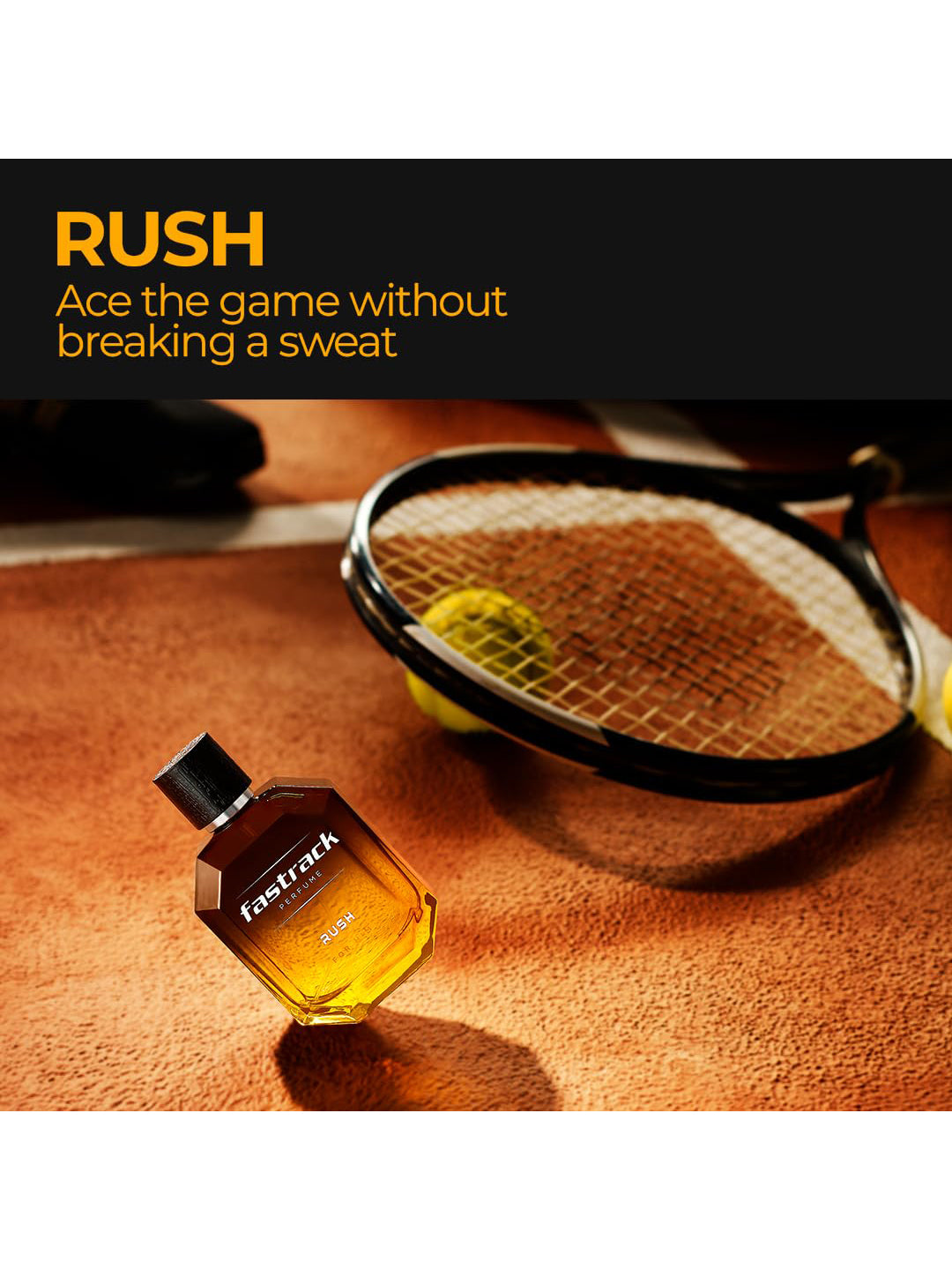 Fastrack Rush Eau De Parfum for Men Woody Musk Long Lasting Fragrance (100ml)