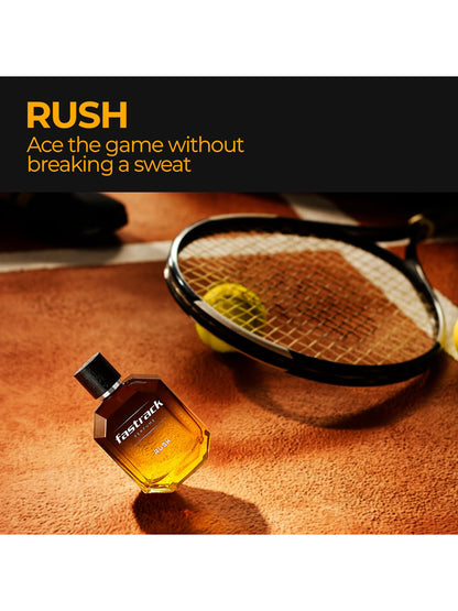 Fastrack Rush Eau De Parfum for Men Woody Musk Long Lasting Fragrance (100ml)