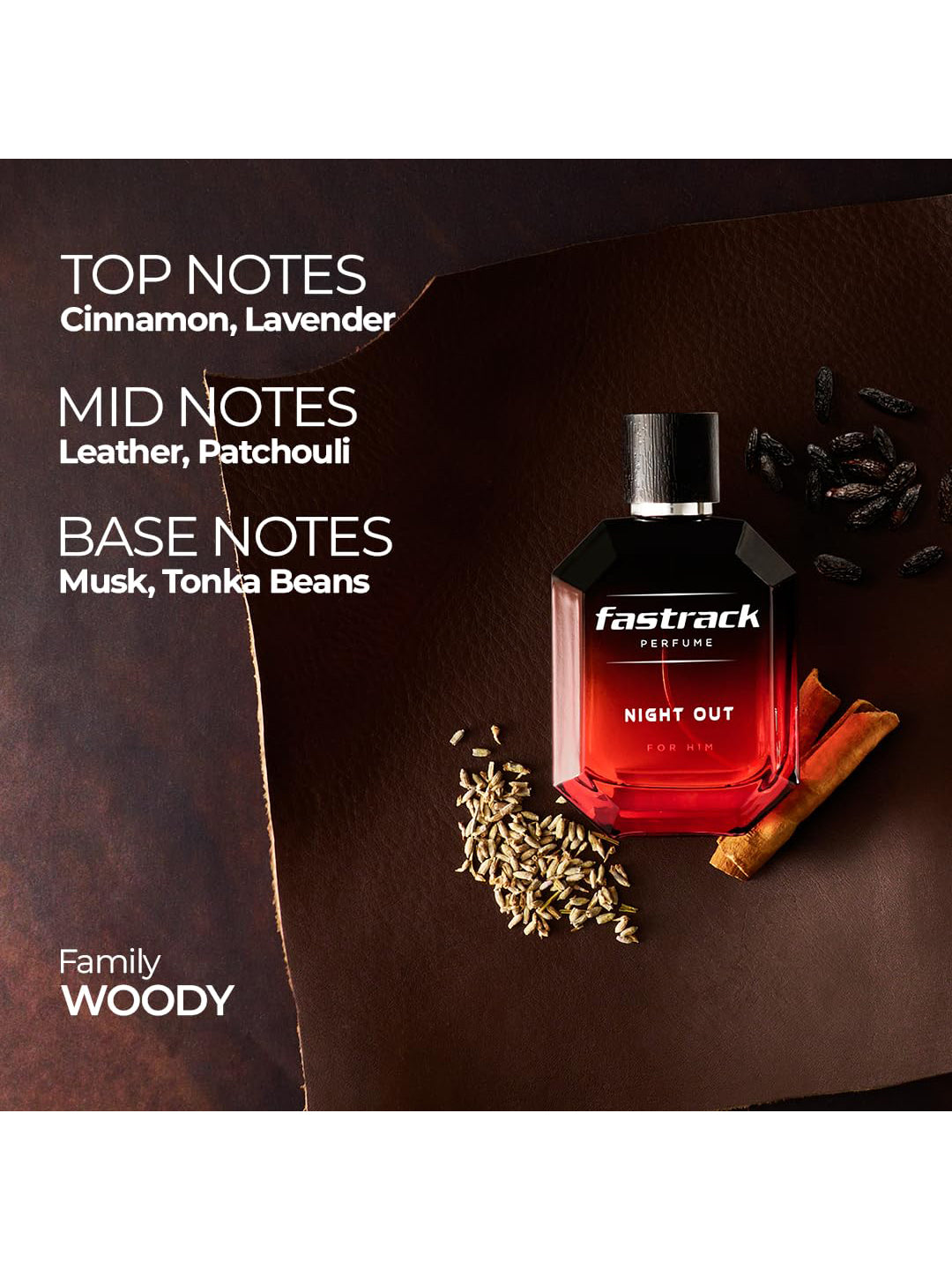 Fastrack Night Out Eau De Parfum For Men (100ml)