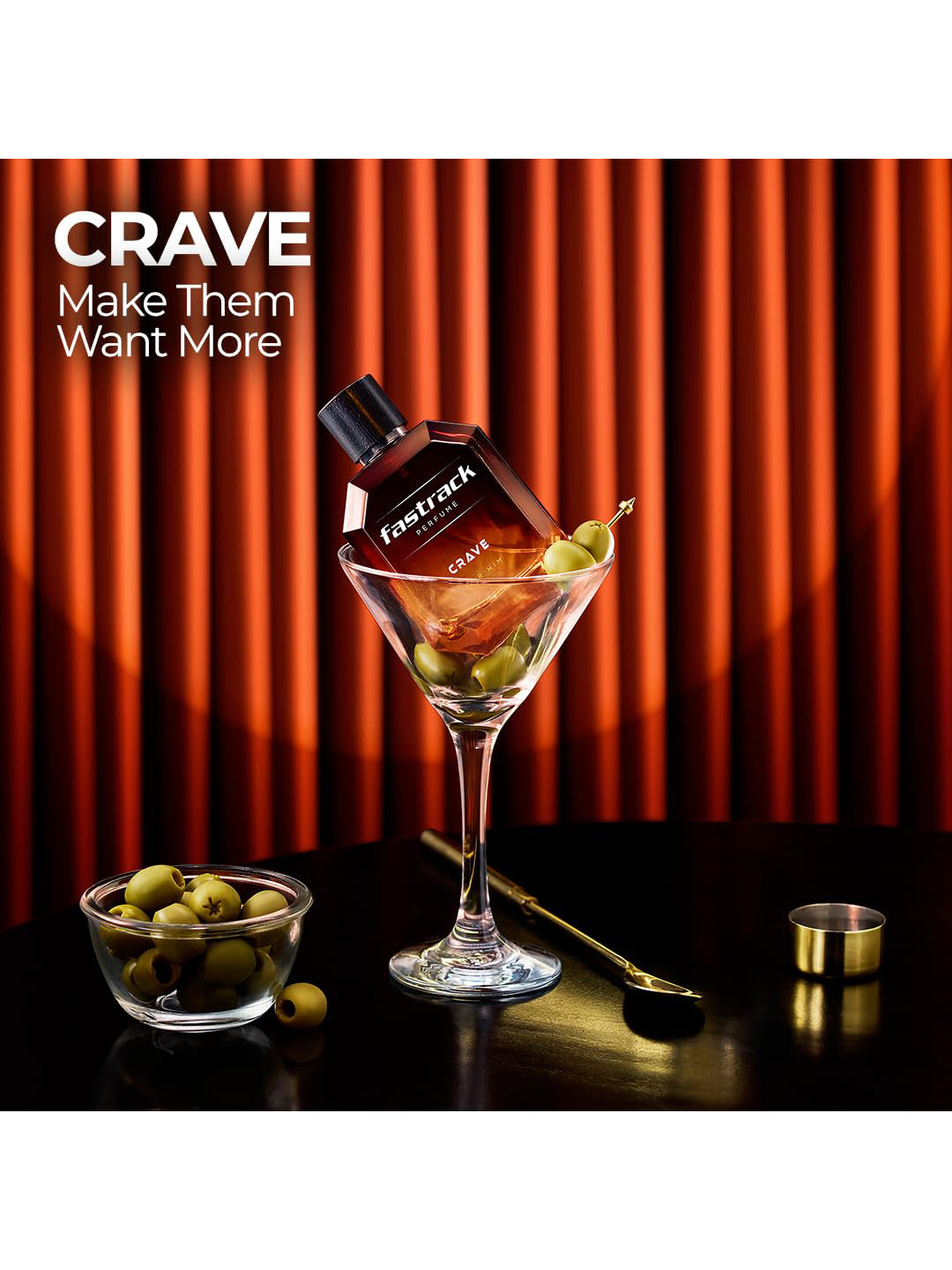 Fastrack Crave EDP Perfume for Men Woody Long Lasting Fragrance (100ml)
