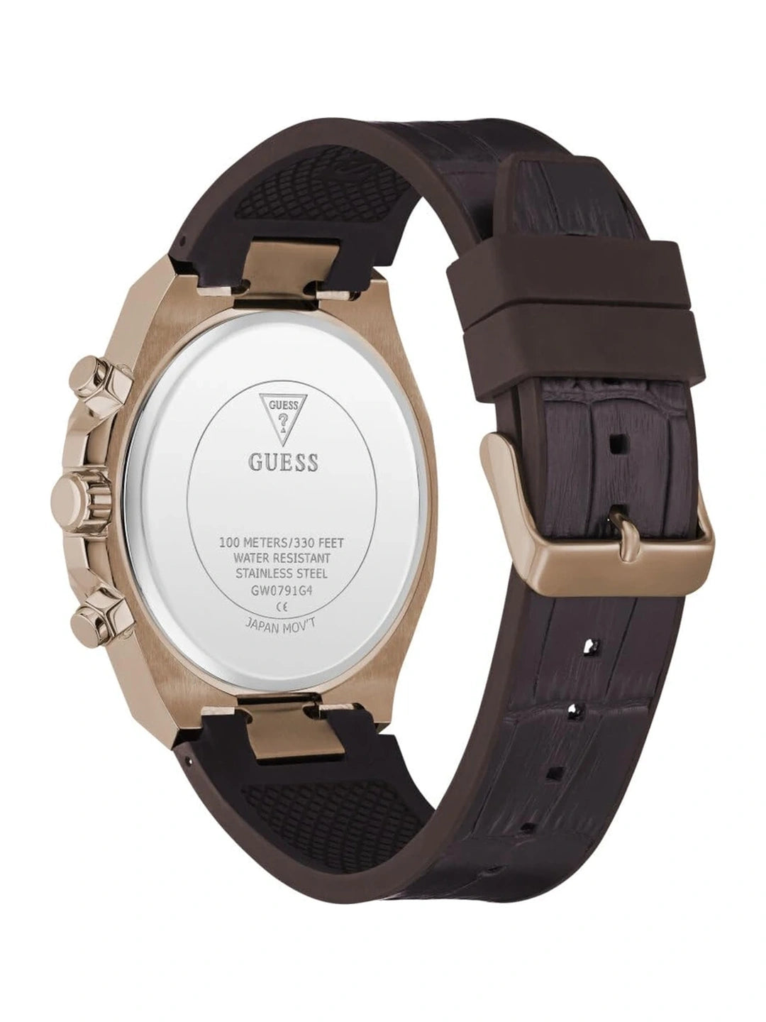 Guess Round Analog Watch - GW0791G4