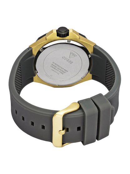 Guess Round 46mm Black Dial Analog Watch - GW0803G1