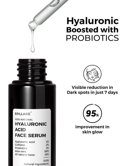 Brillare Hyaluronic Acid Face Serum For Dry, Ageing Skin (30ml)