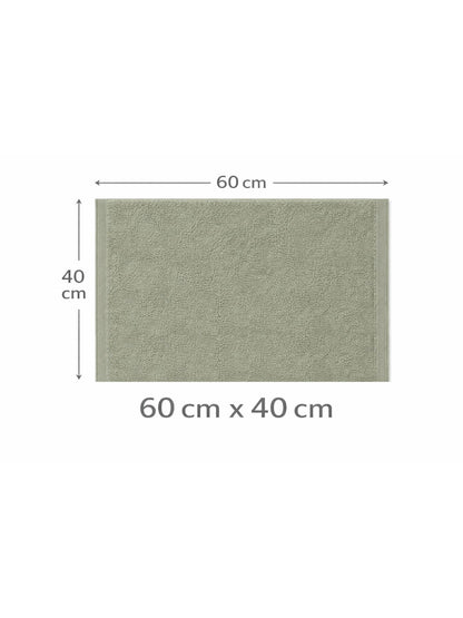 Bamboology Beige & Green Hand Towel Set of 2