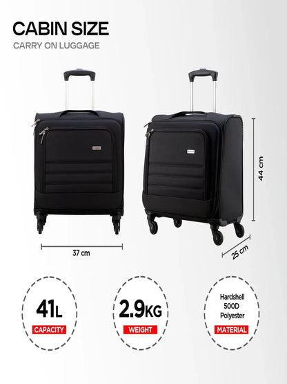 Harrison Bags Directorate 2.0 Functional 41L Cabin Size Luggage Bag 15.6 Inches Shadow Ash