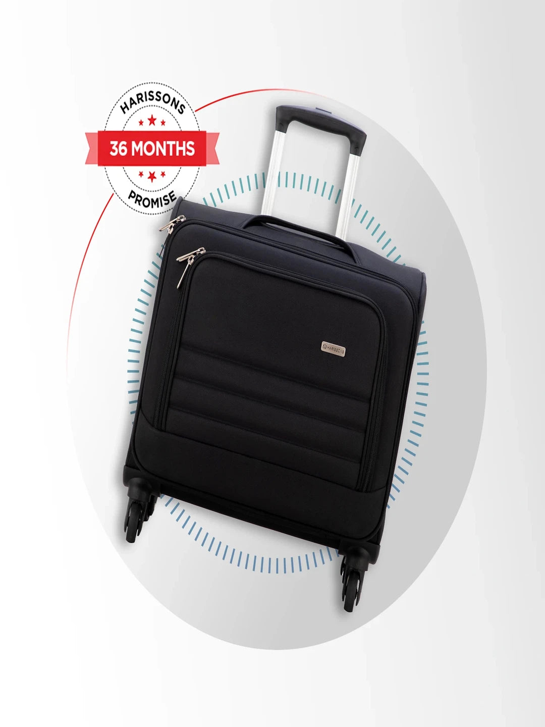 Harrison Bags Directorate 2.0 Functional 41L Cabin Size Luggage Bag 15.6 Inches Shadow Ash