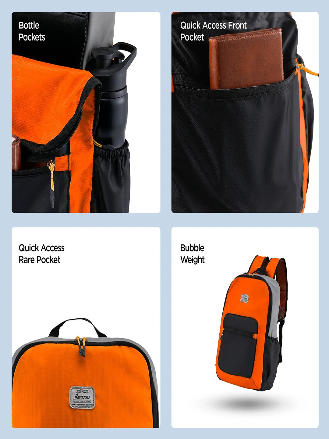 CORAL ORANGE BLACK