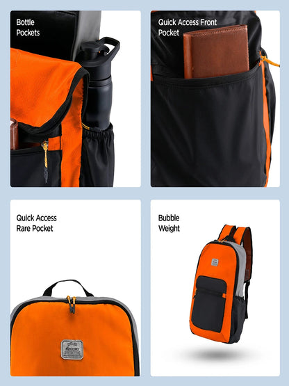 CORAL ORANGE BLACK
