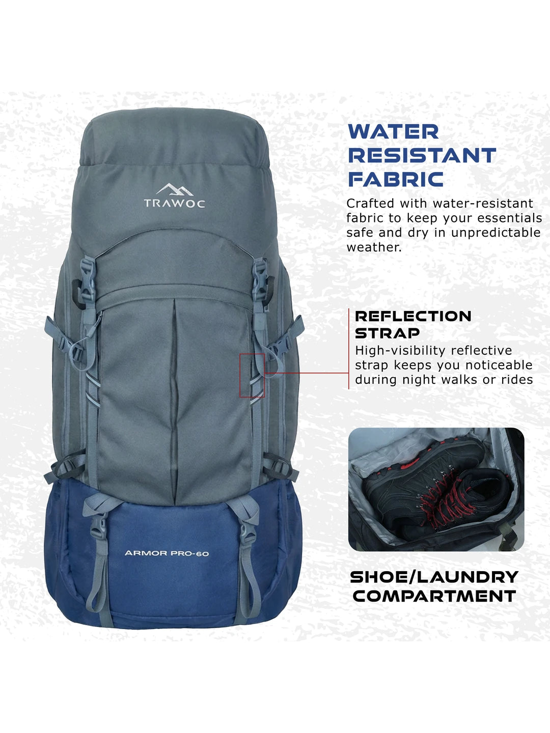 GREY-NAVY BLUE