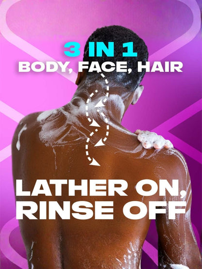 AXE  3 In 1 Body, Face & Hair Wash For Men  250ml