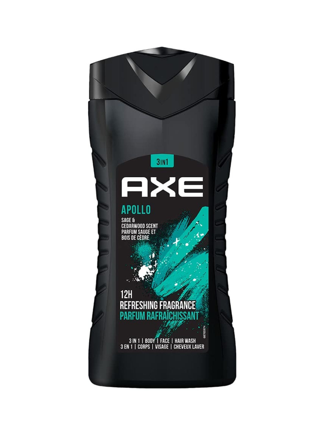 Axe 3 In 1 Body, Face & Hair Wash For Men  400ml