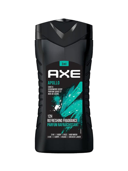 Axe 3 In 1 Body, Face & Hair Wash For Men  400ml