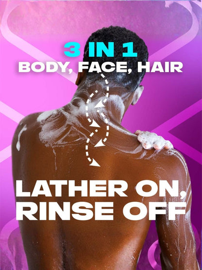 Axe 3 In 1 Body, Face & Hair Wash For Men  400ml