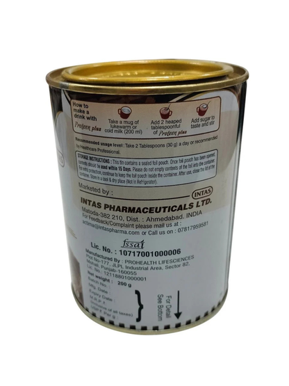Intas Proteen Plus Protein Chocolate Flavoured Powder 200gm
