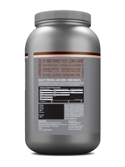 Isopure Low Carb Whey Protein Isolate Cookies & Cream Powder 1 kg