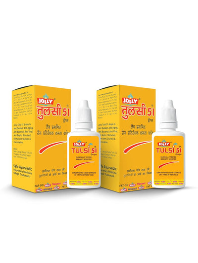 Jolly Tulsi 51 Drops 30 ml - (Pack of 2)