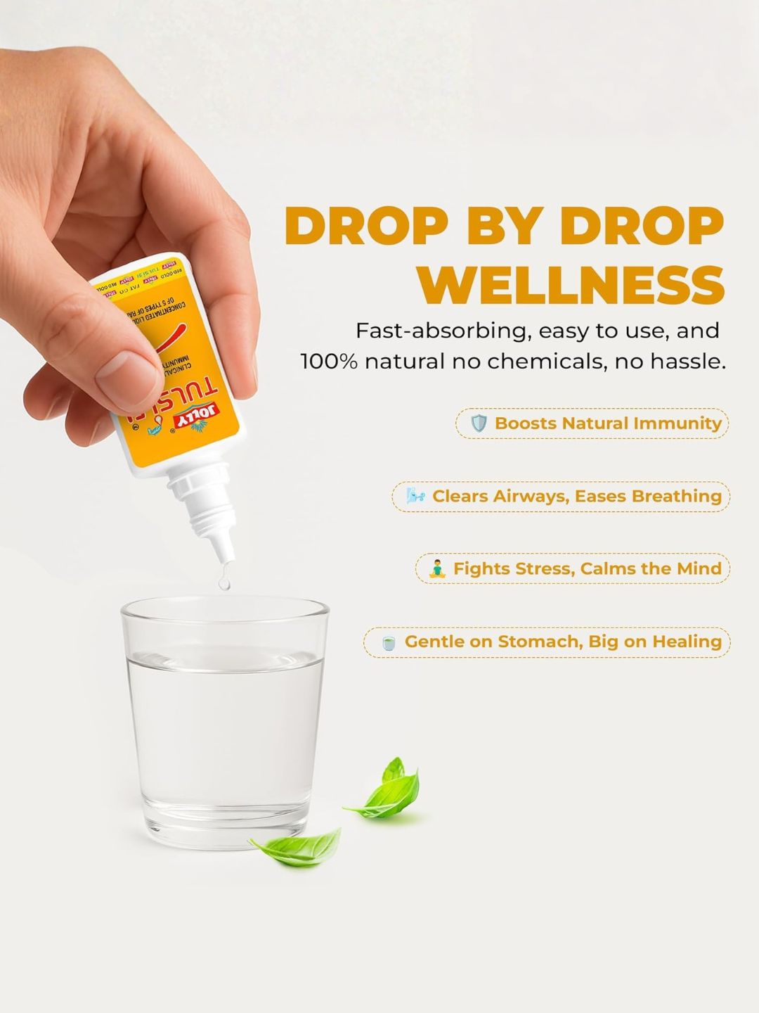 Jolly Tulsi 51 Drops 30ml - (Pack of 2)