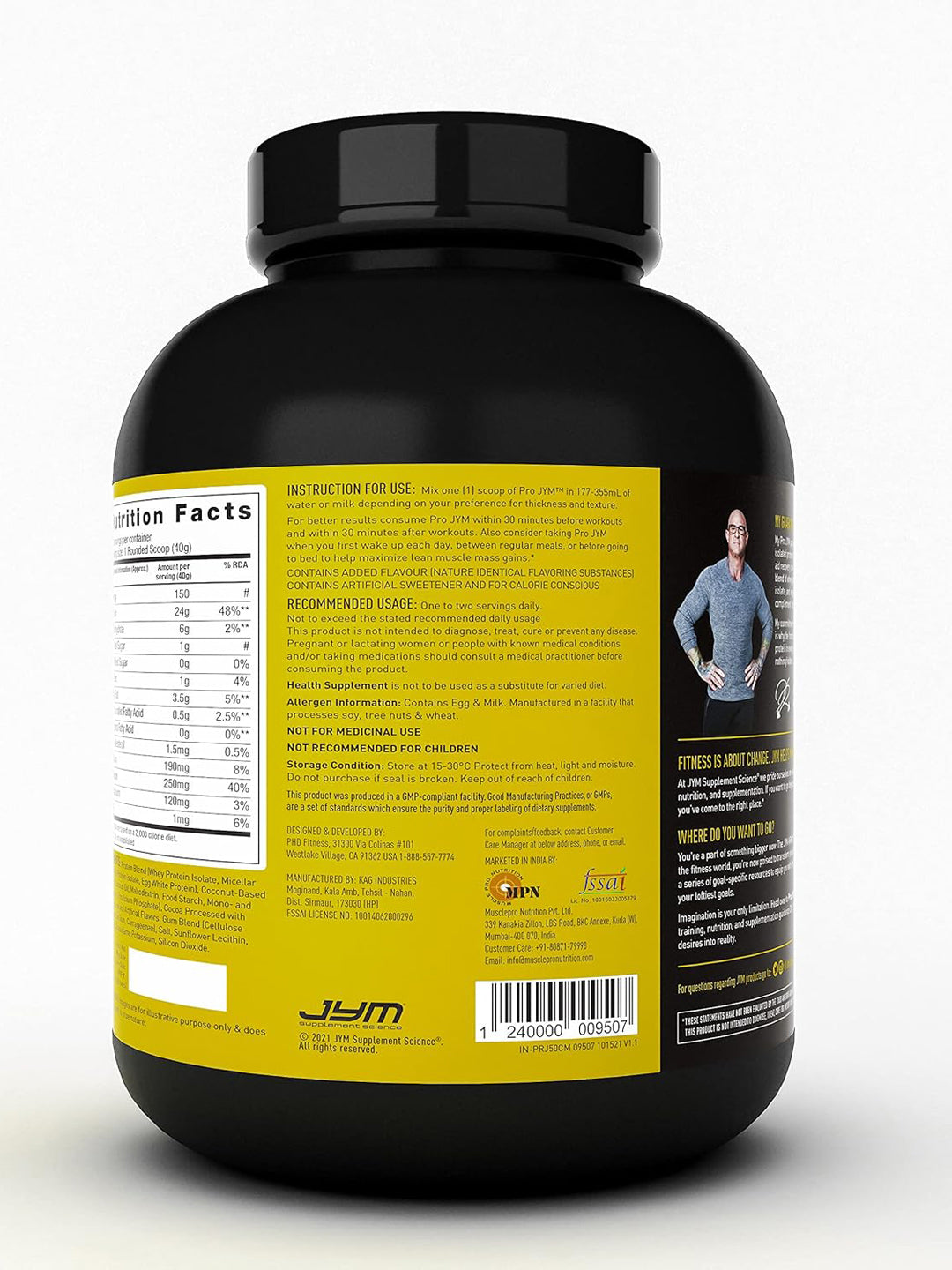 JYM Pro JYM Protein Blend Chocolate Mousse Powder 2kg