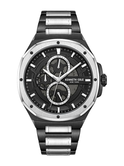 Kenneth Cole Round Black Dial Analog Watch - KCWGK0047203MN