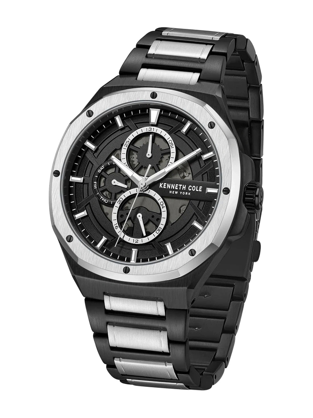 Kenneth Cole Round Black Dial Analog Watch - KCWGK0047203MN