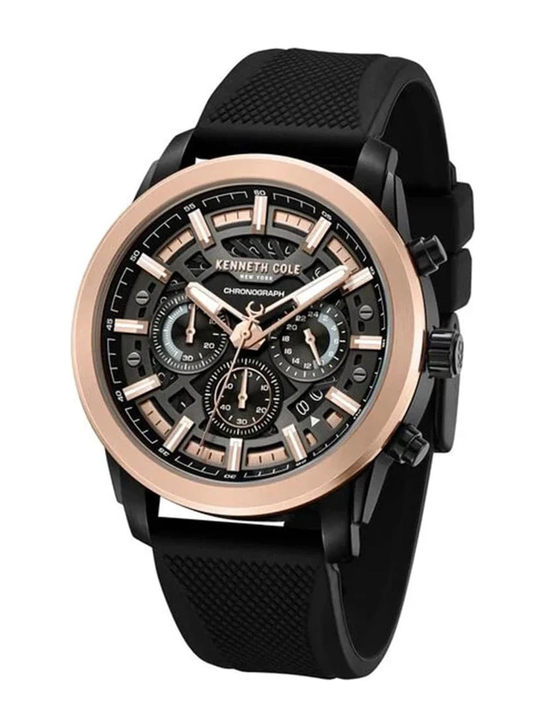 Kenneth Cole Round Analog Watch - KCWGO0067702MN