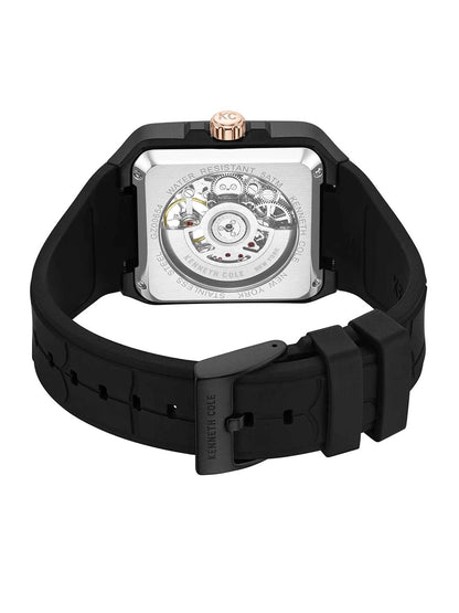 Kenneth Cole Automatic Drop 2 Gun Round Dial Analog Watch - KCWGZ0065403MN