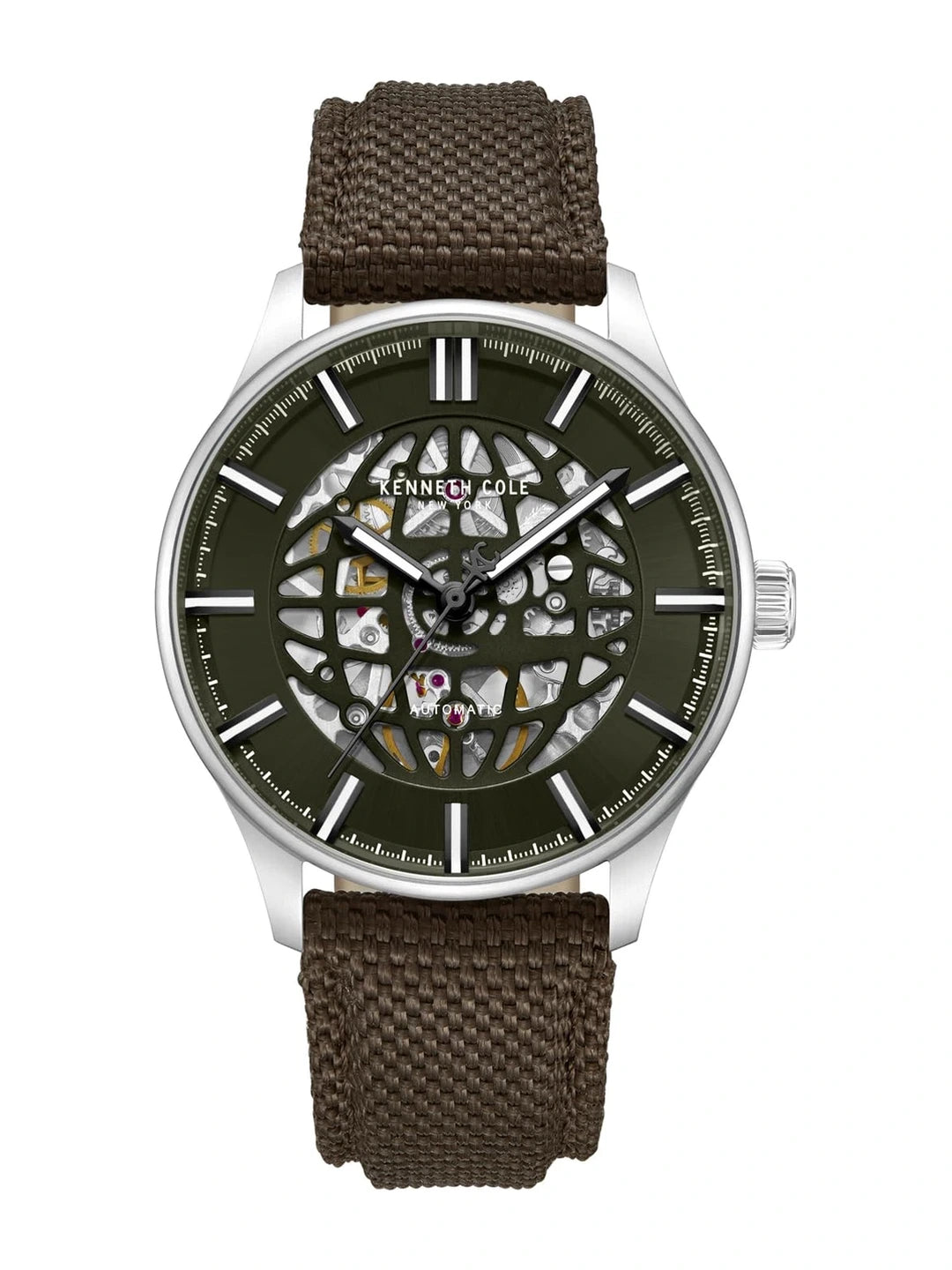 Kenneth Cole Round Green Dial Analog Watch - KCWGZ0089001MNW
