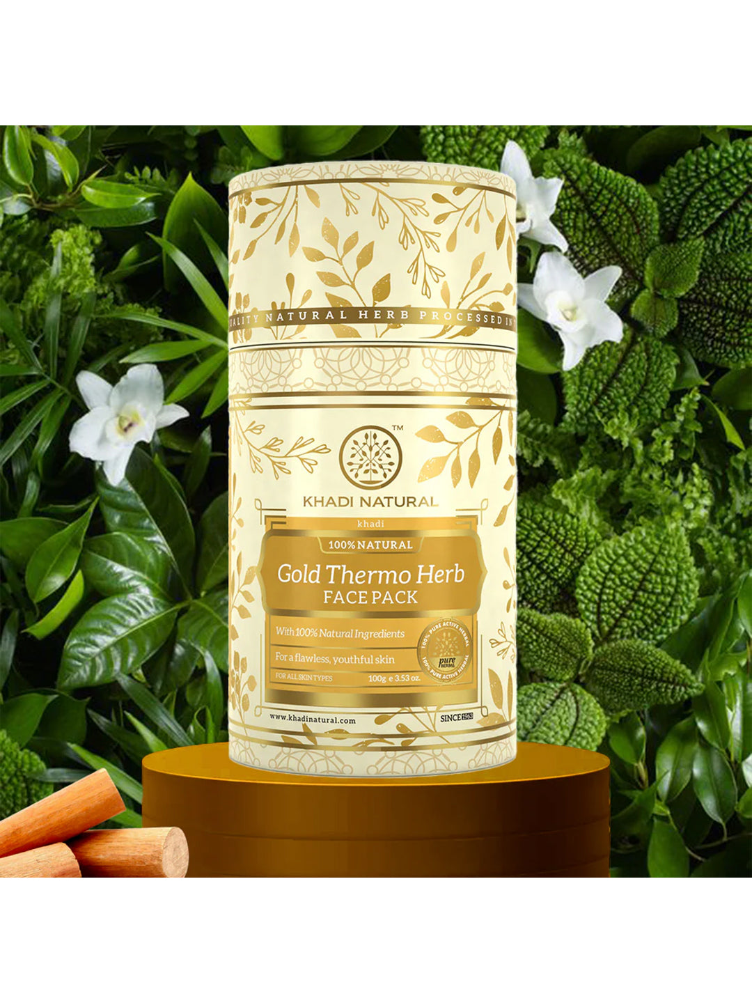 Khadi Natural Gold Thermo Herb Face Pack