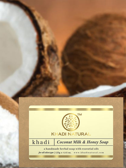 Khadi Natural Coconut Milk & Honey Soap
