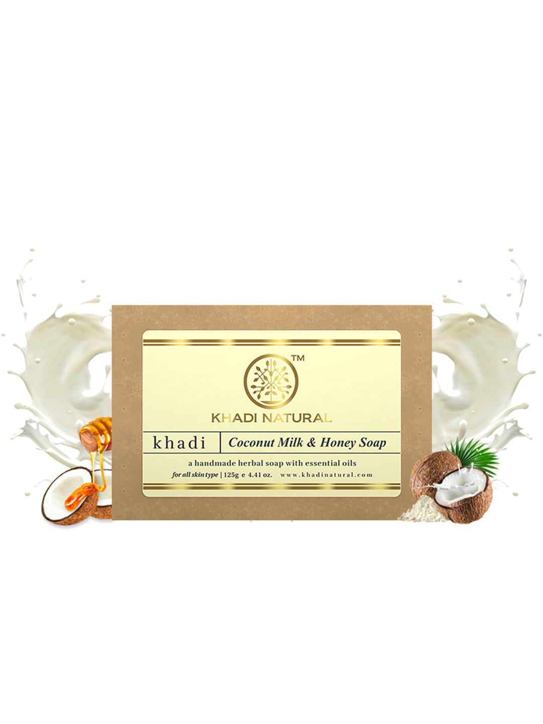 Khadi Natural Coconut Milk & Honey Soap