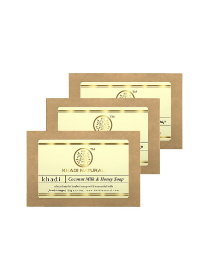 Khadi Natural Coconut Milk & Honey Soap