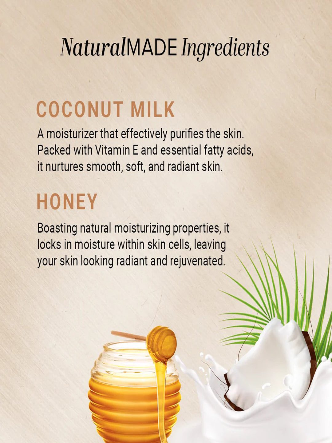 Khadi Natural Coconut Milk & Honey Soap