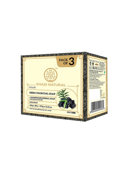 Khadi Natural Neem Charcoal Soap