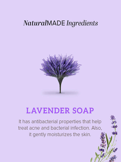Khadi Natural Pure Lavender Soap