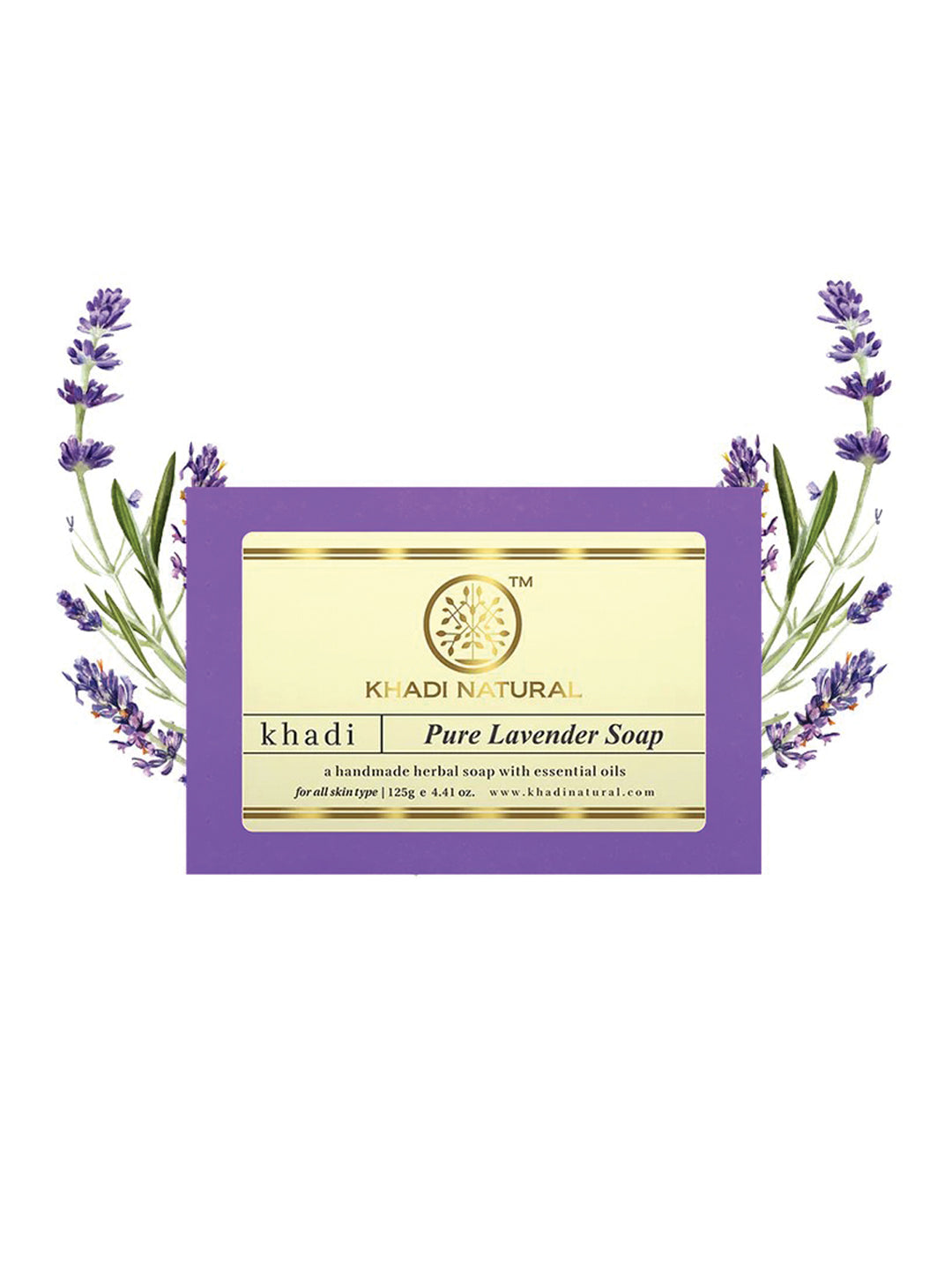 Khadi Natural Pure Lavender Soap