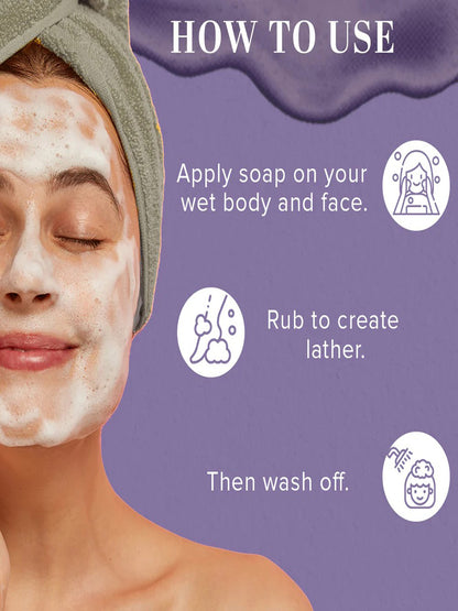 Khadi Natural Pure Lavender Soap