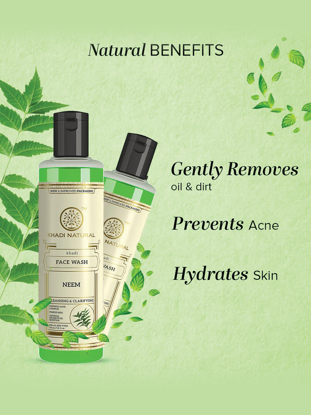 Khadi Natural Neem Face Wash Tube