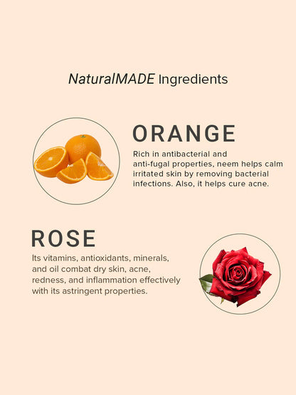 Khadi Natural Rose & Orange Face Pack