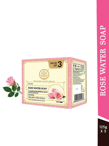 Khadi Natural Rosewater Soap