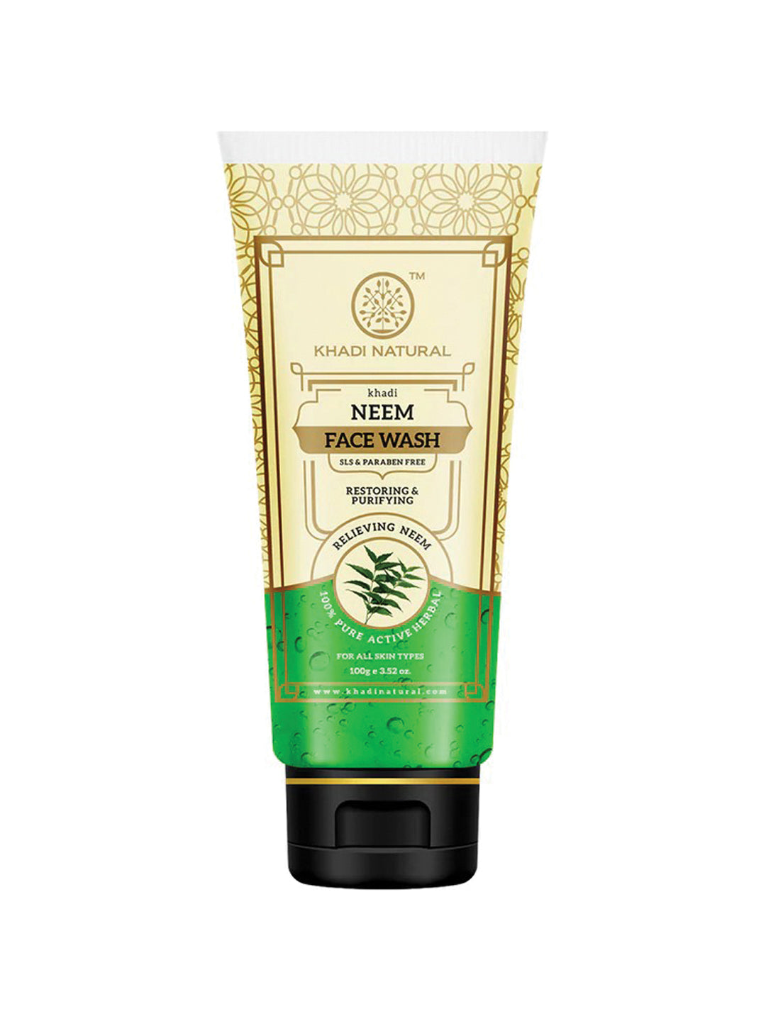 Khadi Natural Neem Face Wash Tube