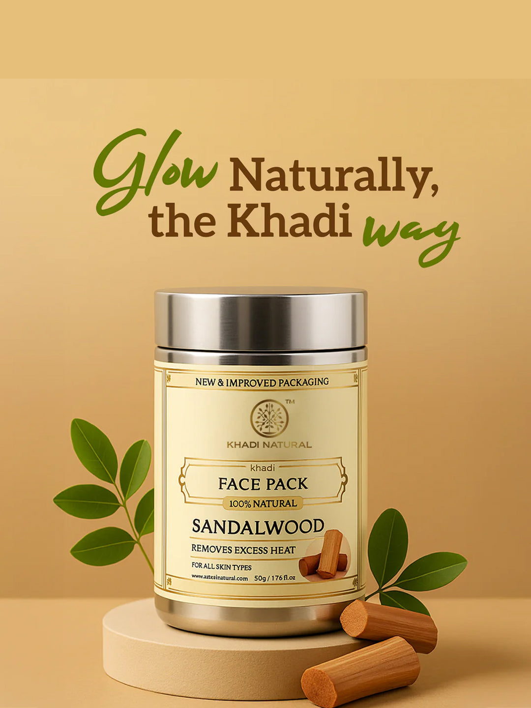 Khadi Natural Sandalwood Face Pack