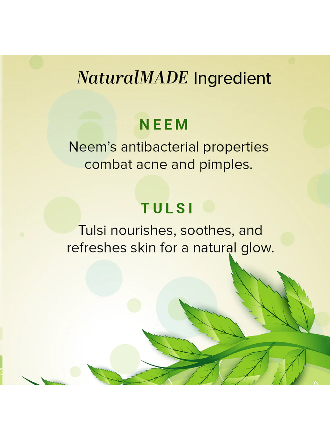 Khadi Natural Neem Tulsi Face Pack (50g)