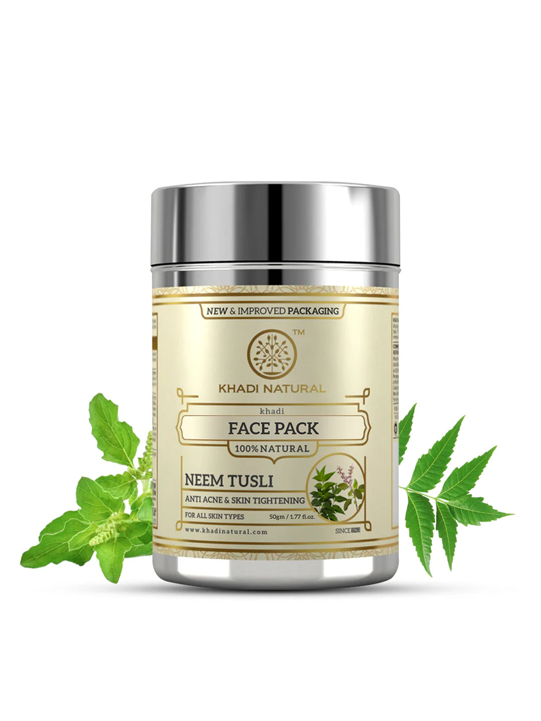 Khadi Natural Neem Tulsi Face Pack (50g)