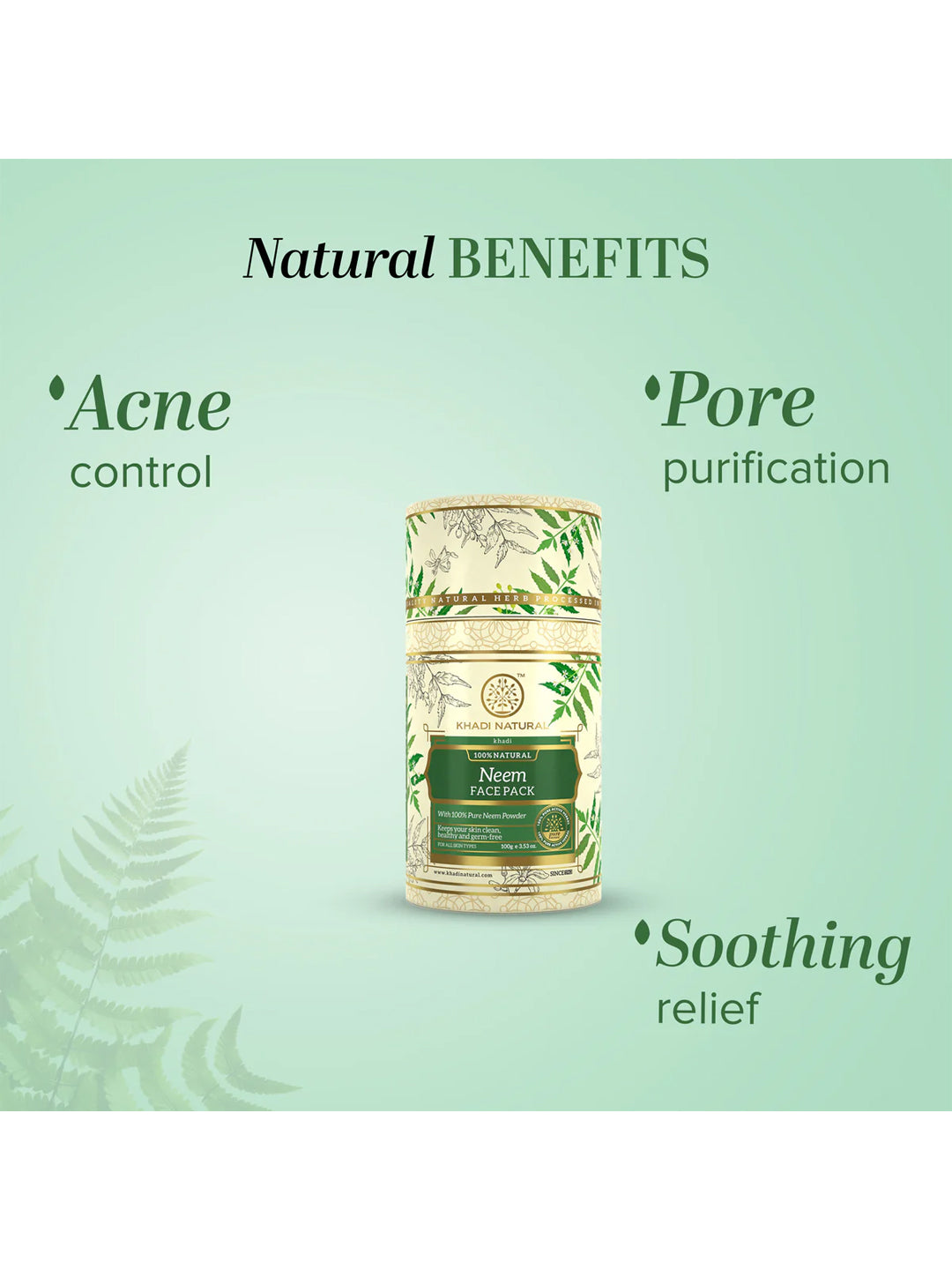 Khadi Natural Neem Tulsi Face Pack (50g)