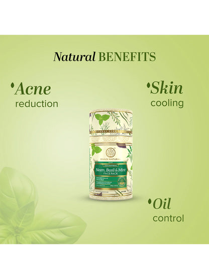 Khadi Natural Neem, Basil & Mint Face Mask