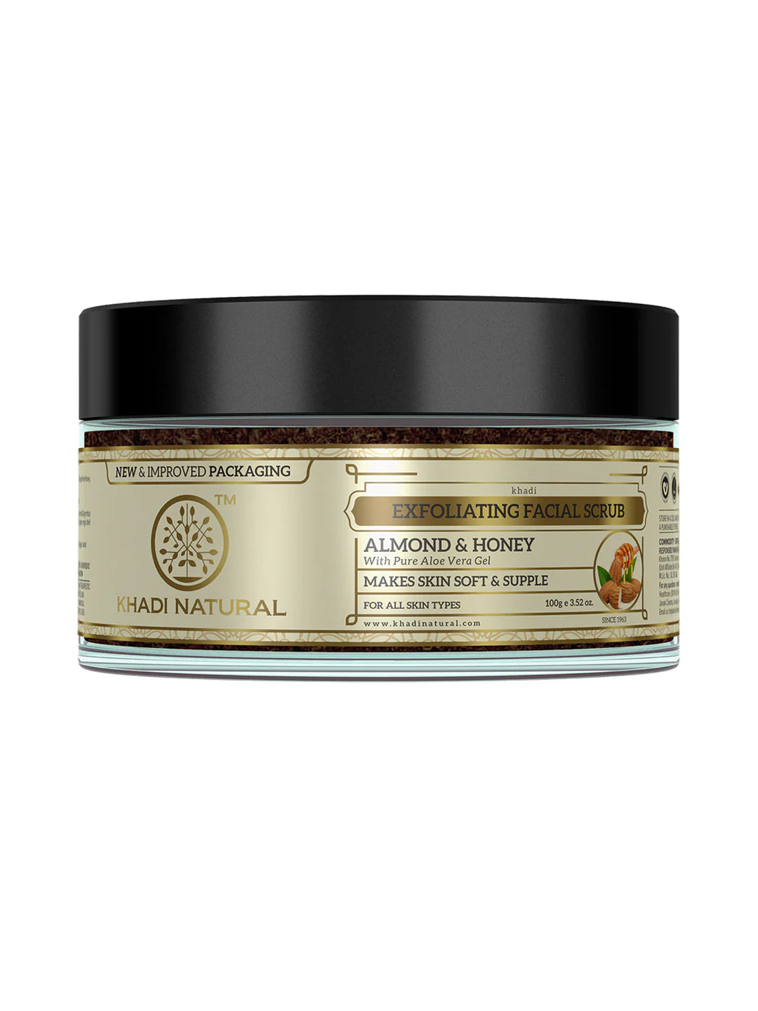 Khadi Natural Almond & Honey Herbal Exfoliating Facial Scrub