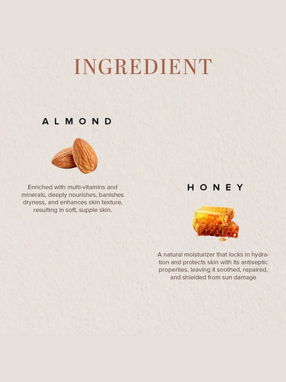 Khadi Natural Almond & Honey Herbal Exfoliating Facial Scrub