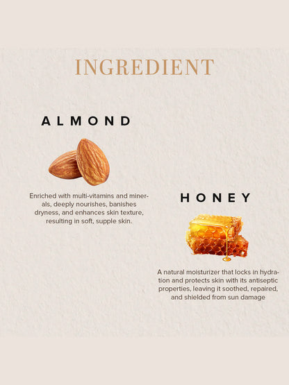Khadi Natural Almond & Honey Herbal Exfoliating Facial Scrub