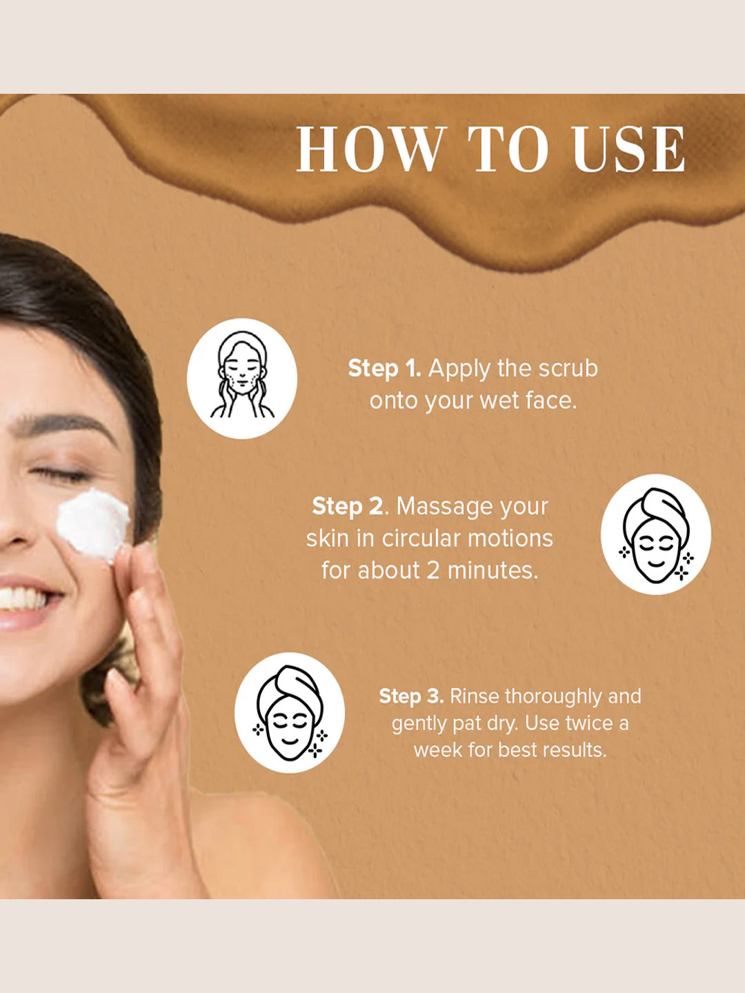 Khadi Natural Almond & Honey Herbal Exfoliating Facial Scrub